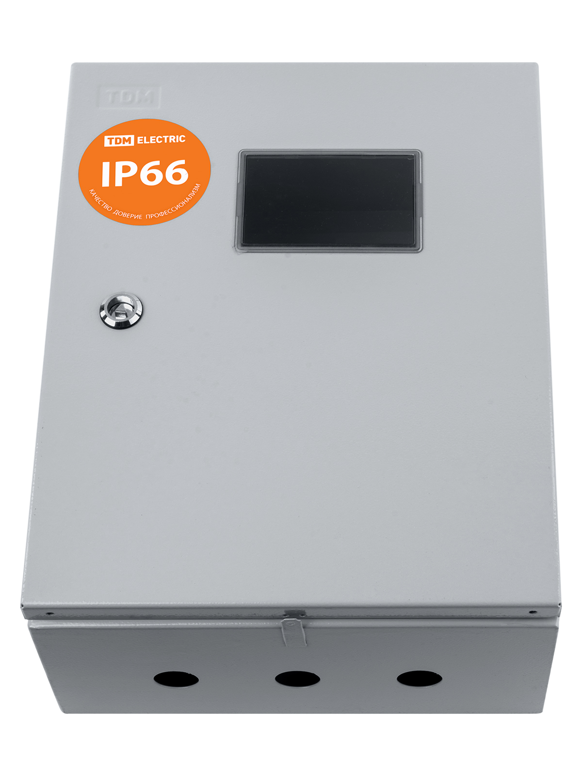 Корпус металлический ЩУ-1ф/1-0-12 IP66 (ЩУРН-1/12 IP66) (395х310х165) TDM