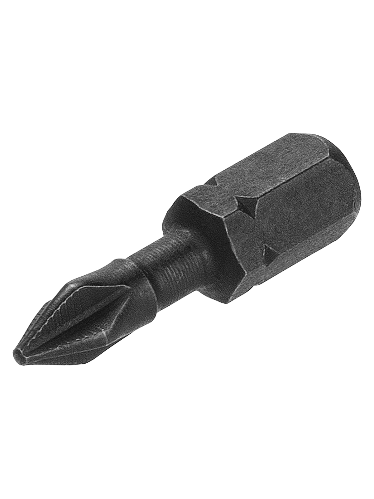 Набор бит PH1x25, односторонних, сталь S2, Е 1/4", намагниченные, торсионные, 10 шт., «Алмаз» TDM