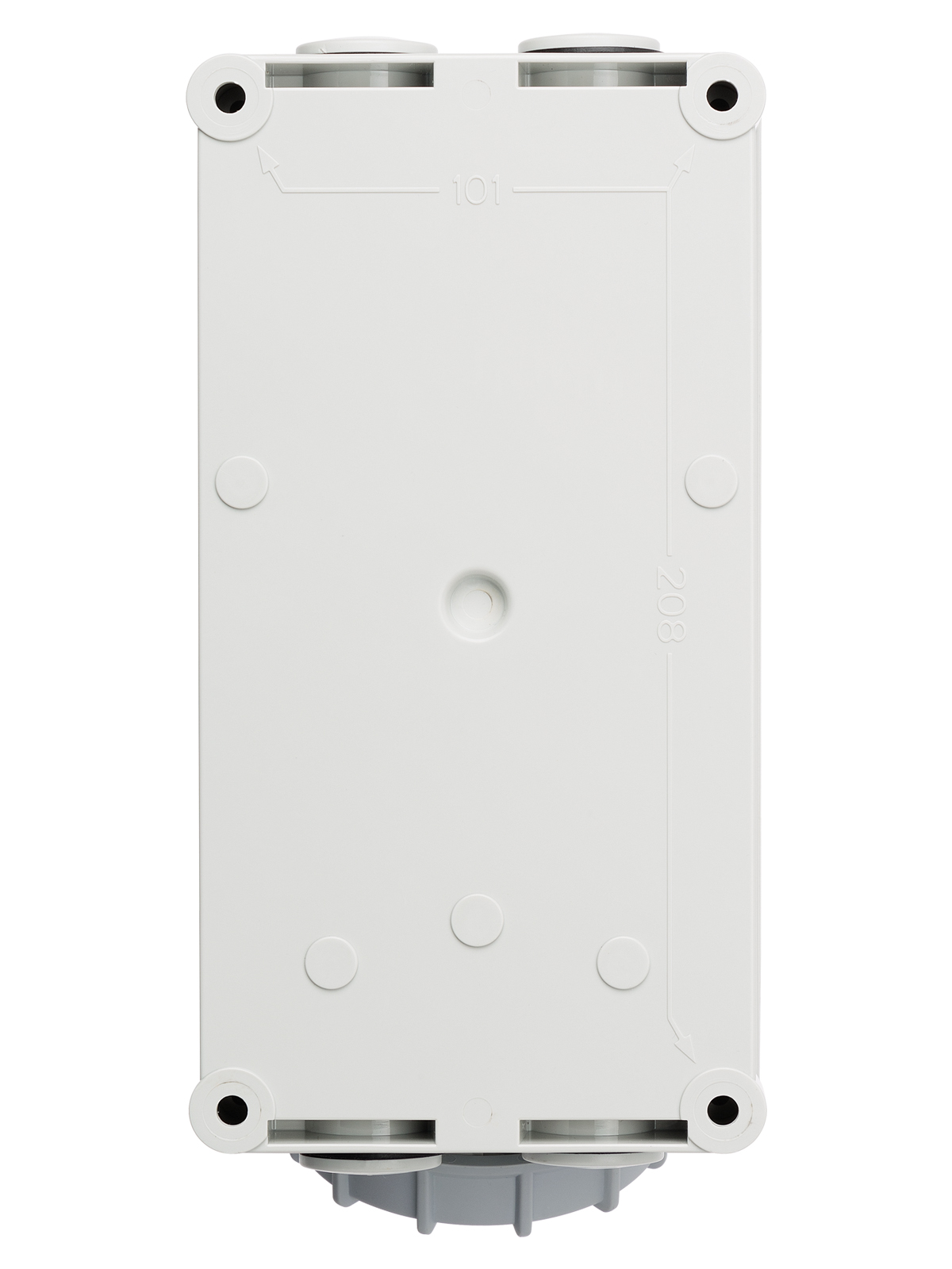 Розетка настенная, с выключателем и блокировкой IP67 16А 3Р+РЕ+N 380В TDM