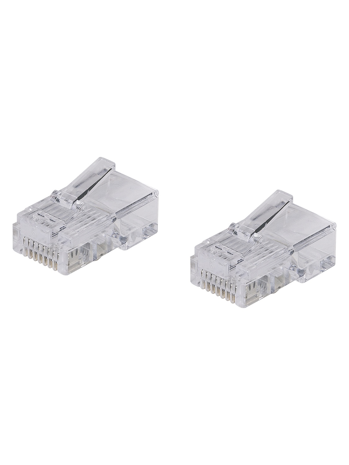 Разъем RJ-45 UTP для кабеля кат. 5Е, 8P8C (2 шт), TDM